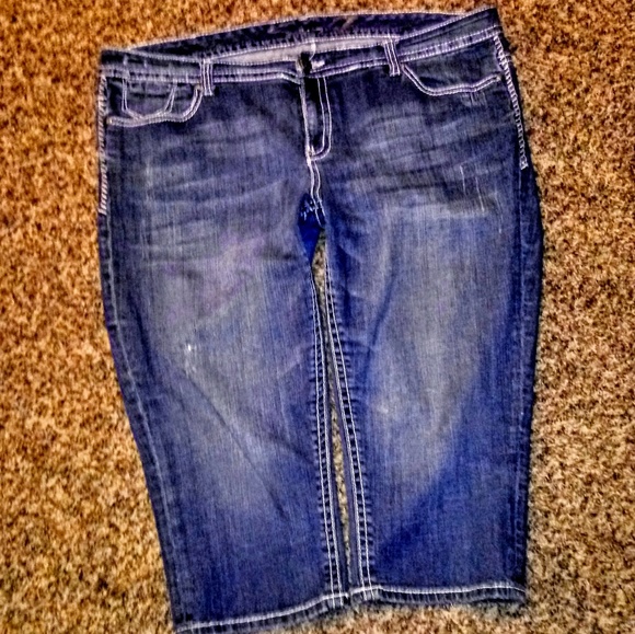 Seven7 Denim - Seven7 Jeans Plus Size 20 Slim Leg Crop